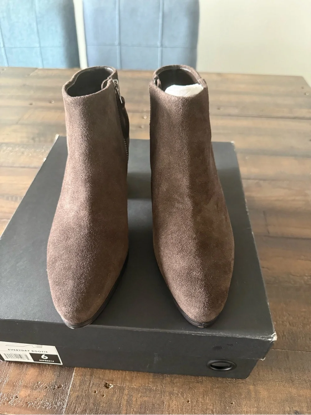 Banana Republic Everyday Bootie - Espresso Suede - Sz 6-NWT-Women’s Brown Suede
